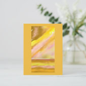 Sun Lake (Abstrakte Kunst, Dichtung und Musik) Postkarte (Stehend Vorderseite)