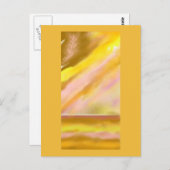 Sun Lake (Abstrakte Kunst, Dichtung und Musik) Postkarte (Vorne/Hinten)
