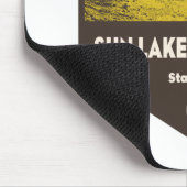 Sun Lakes/Dry Falls Staat Park Washington Mousepad (Ecke)