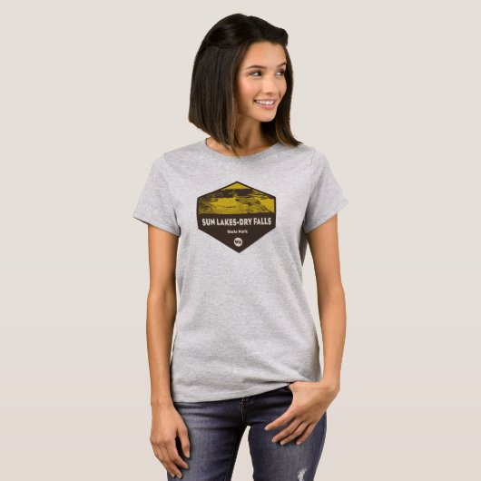 Sun Lakes/Dry Falls Staat Park Washington T-Shirt (Vorne ganz)