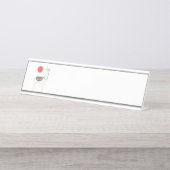 Sun-Lama Schreibtischnamensplakette (Vorderseite )