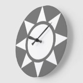 Sun (Large) Wall Clock Große Wanduhr (Winkel)