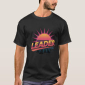Sun Leader T - Shirt Design Typografy T - Shirt (Vorderseite)