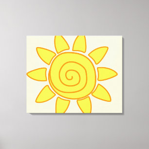 Sun Leinwanddruck