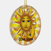 Sun Lieben Moon Keramik Ornament (Rechts)