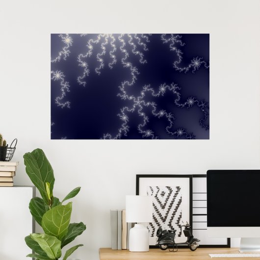 Sun Lightning - Fraktal Poster (Heimbüro)