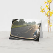Sun Lit Road Motivational Card Karte (Gelbe Blume)