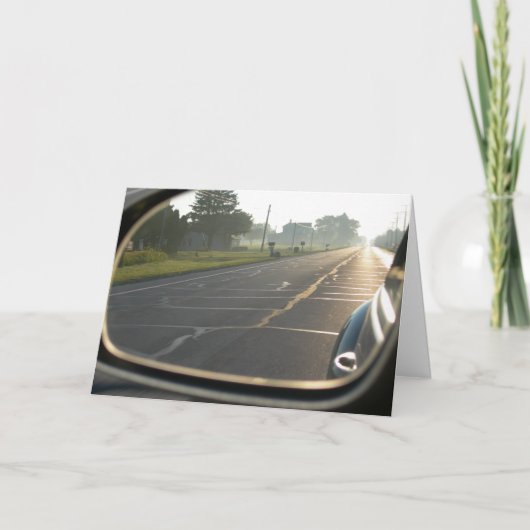 Sun Lit Road Motivational Card Karte (Vorderseite)