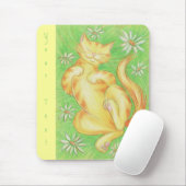 Sun Lover 'Dein Text'-Maus gelb Mousepad (Mit Mouse)