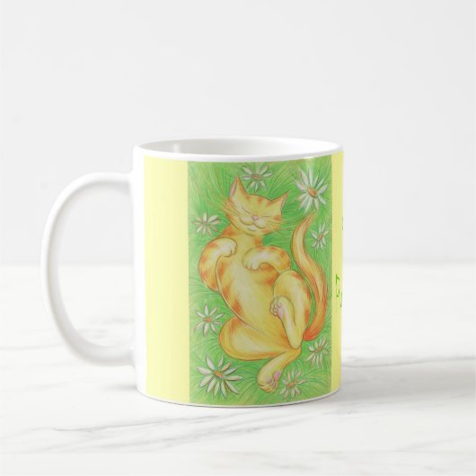 Sun Lover 'Just Purfffect!' Tasse gelb (Links)