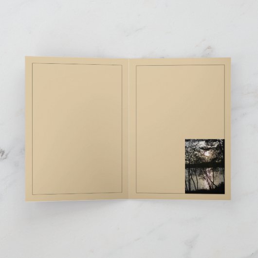 Sun machte Spitze Karte (Innenseite)