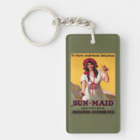Sun-Mädchen Kalifornien-Rosinen-Plakat