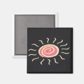Sun Magnet (Vorderseite/Rückseite)