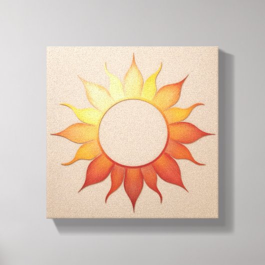 Sun-Malerei Leinwanddruck (Vorderseite)