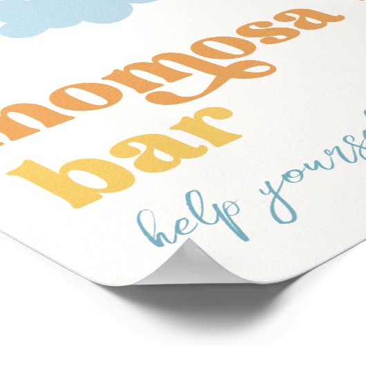 Sun-Mama-Osa-Bar-Zeichen Poster (Ecke)