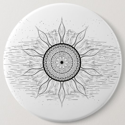 Sun Mandala 1 Button (Vorderseite)