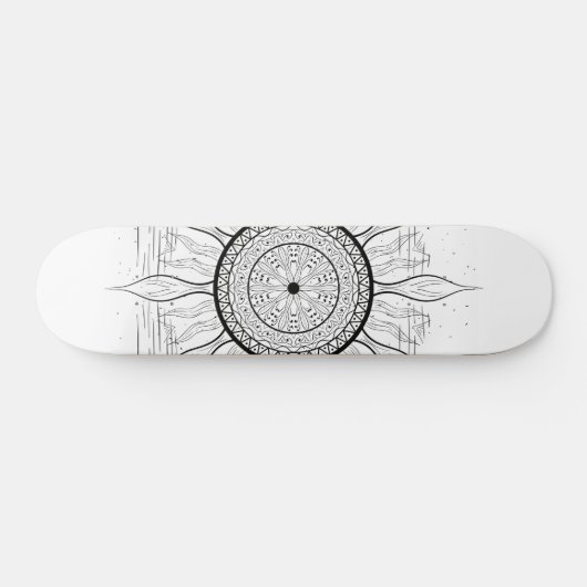 Sun Mandala 1 Skateboard (Horizontal)