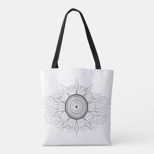 Sun Mandala 1 Tasche (Rückseite)