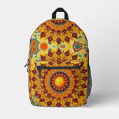 Sun Mandala - Backpack Bedruckter Rucksack (Vorderseite)