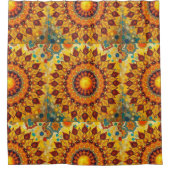 Sun Mandala - Duschvorhang (Vorderseite)