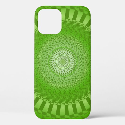 Sun Mandala Green Case-Mate iPhone Case (Rückseite)