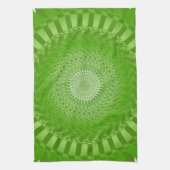 Sun Mandala green Handtuch (Vertikal)