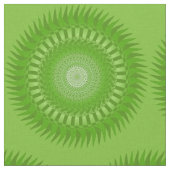 Sun Mandala green Stoff (Nahaufnahme)