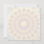 Sun Mandala - Grußkarte (Rückseite)