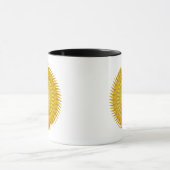 Sun Mandala in Yellow Tasse (Zentrum)