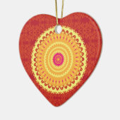 Sun-Mandala Keramik Ornament (Links)