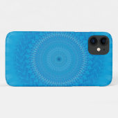 Sun Mandala Light Blue Case-Mate iPhone Hülle (Rückseite (Horizontal))