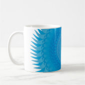 Sun Mandala Light Blue Kaffeetasse (Links)