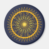 Sun Mandala Magnet (Vorne)
