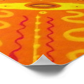 Sun Mandala Poster (Ecke)