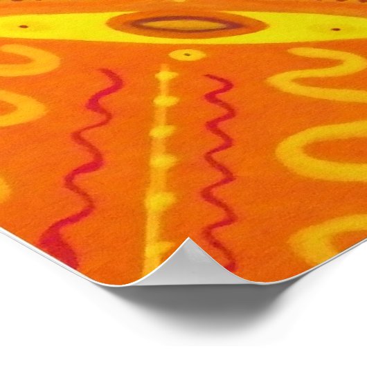 Sun Mandala Poster (Ecke)