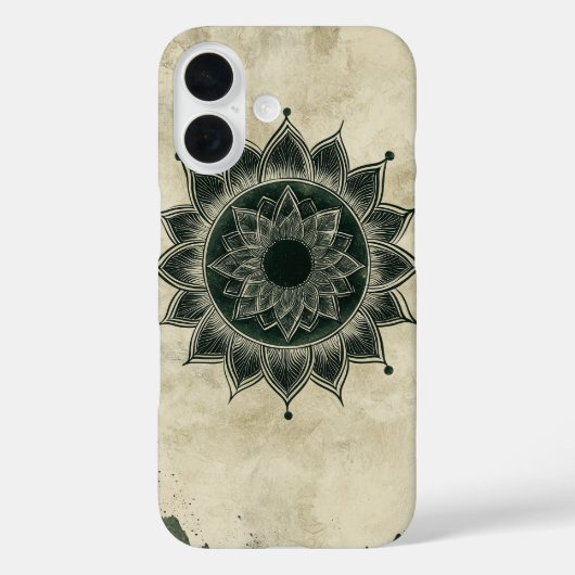 Sun Mandala Roots Phone Case (Rückseite)