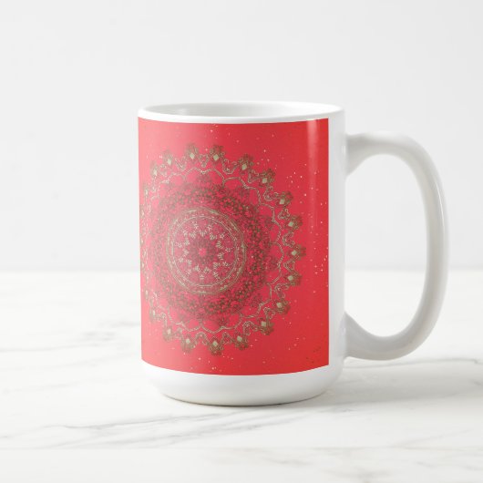 Sun Mandala - Tasse des Kaffees, Cup (Rechts)