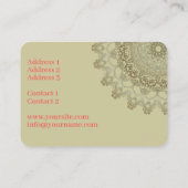 Sun Mandala - Visitenkarte (Rückseite)