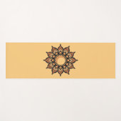 Sun Mandala Yogamatte (Vorderseite (Horizontal))