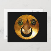 Sun Mask Postkarte (Vorne/Hinten)