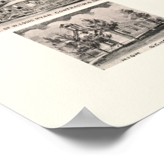 Sun, MD Panoramic Map - 1907 Poster (Ecke)