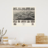 Sun, MD Panoramic Map - 1907 Poster (Küche)