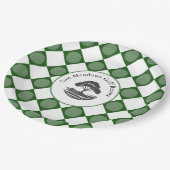 Sun Meadows Golf Party Plate Pappteller (Schrägansicht)