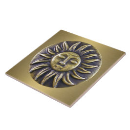 Sun-Medaillon Fliese