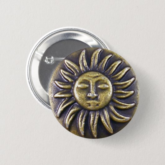 Sun Medallion Button (Vorne & Hinten)
