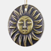 Sun Medallion Keramik Ornament (Links)