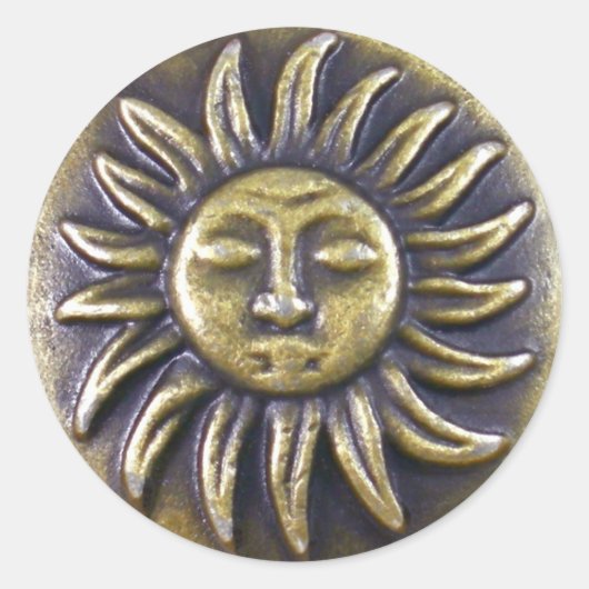 Sun Medallion Sticker (Vorderseite)