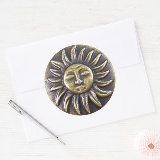 Sun Medallion Sticker (Umschlag)