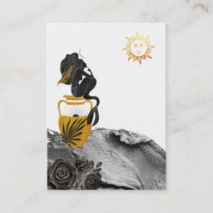 *~* Sun Mermaid Mystic Gold Luna Business Card Visitenkarte