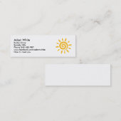 Sun Mini Visitenkarte (Vorne/Hinten)